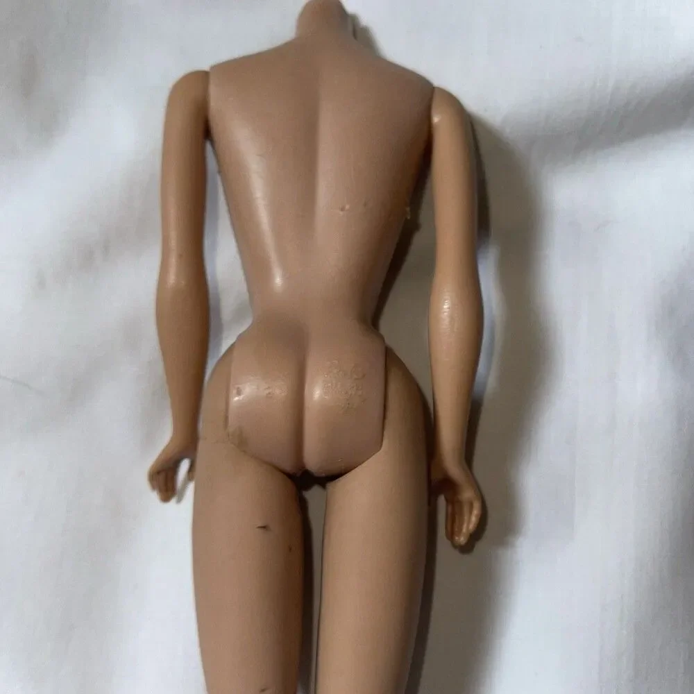 VTG Redhead Titian Early Bubblecut Barbie Only Body Small Knob Lucy Dot Sheath